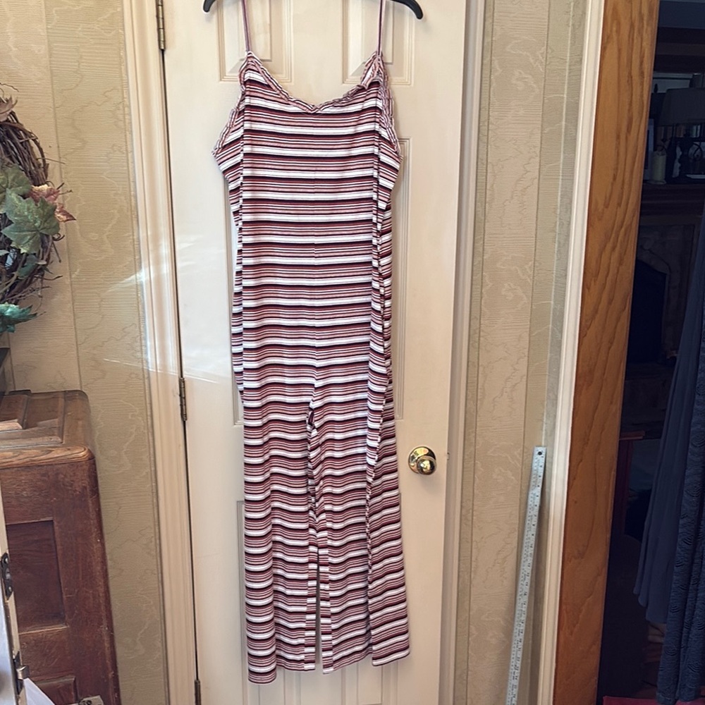 Striped Pull-on Jumpsuit NEW with tags